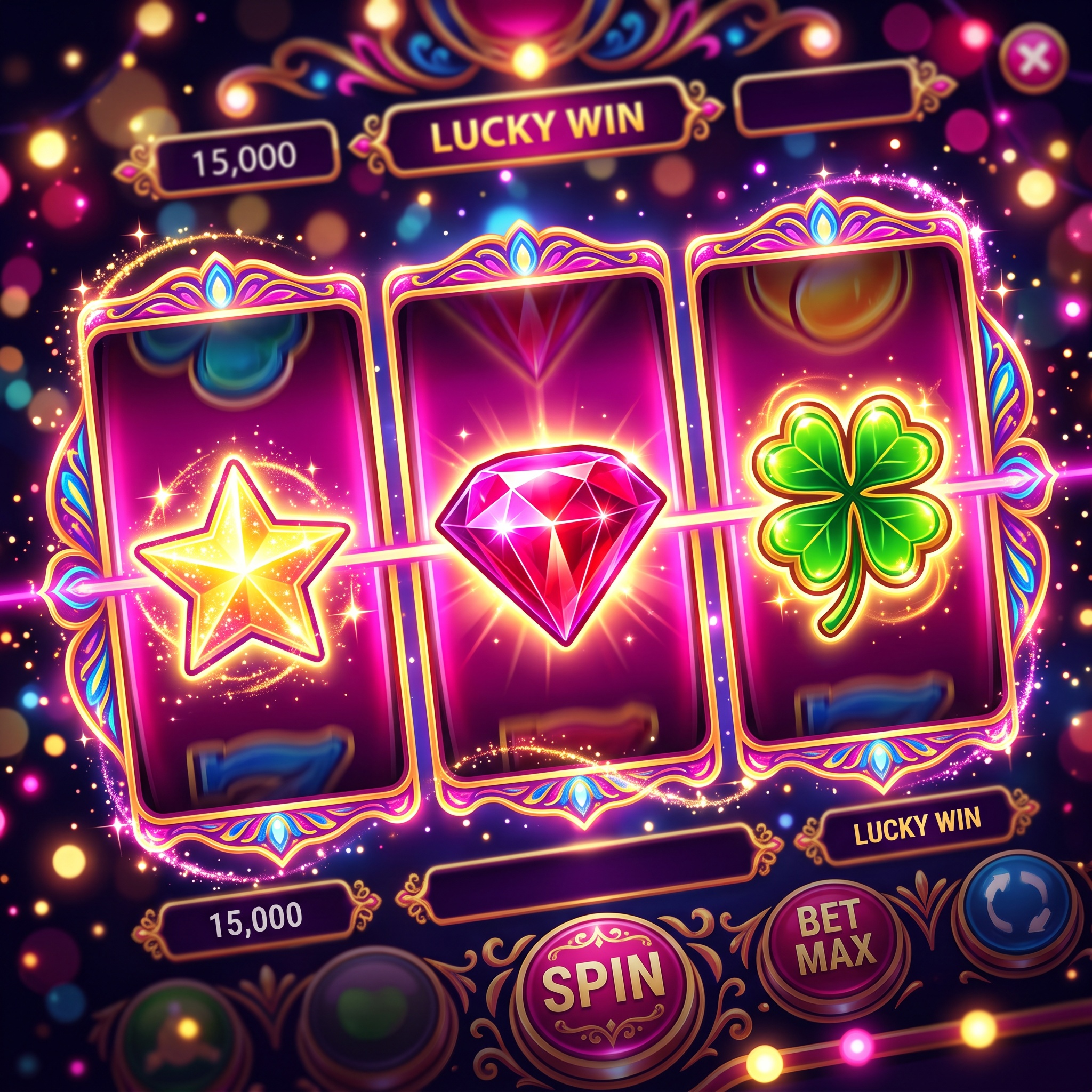 Aperçu du jeu de rouleaux Machine Chance sur Jueppg